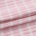 Yarn Dyed Custom Stripe Crinkle Rayon Fabric